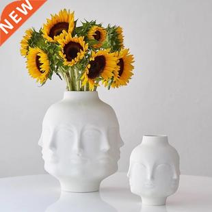 cate Vase Creative Design Flower Pot Nordic Style Ceramic Or