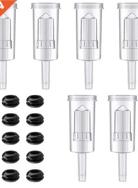 Airlock Set 10 Pcs Silicone Grommets and 6 Pcs Airlock for P