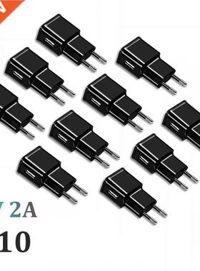 10pcs/lot 5V 2A EU Plug Wall Travel Charger Adapter For Sams