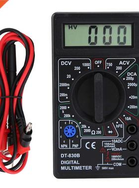 DT80B AC/DC LCD Digital Multimeter 750/1000V Voltmeter Amme