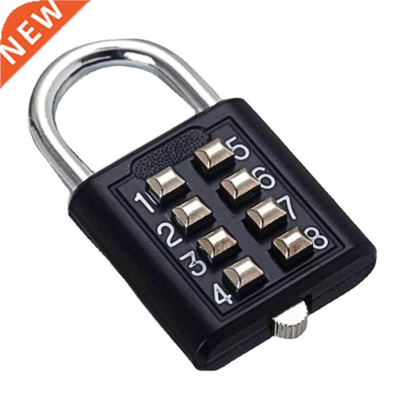 8 Digits Password Code Combination Padlock Zinc Alloy Suitca
