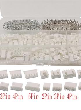 560Pcs/Box XH 2.54 2.54mm 2/3/4/5 Pin Pin Header Housing Mal