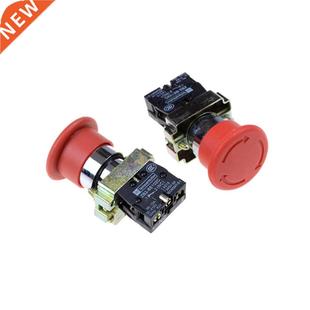 Emergency Stop 22mm Sign Switch Mushroom Button Red Push
