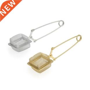 Square Shape Tea Strainer with Handle Mesh Infuser Loose Lea