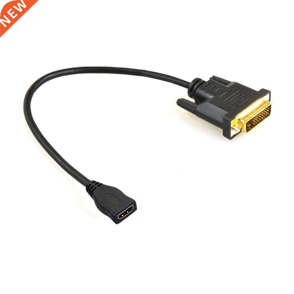 HI Femle To DVI 24+1 Mle Gold dpter Converter Cble Fo