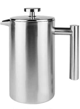 Stainless Steel Coffee Pot French Coffee Press for Coffee, T