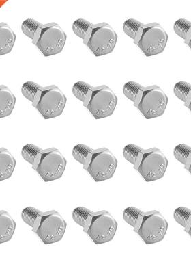 M4 Thread 10mm 304 Stainless Steel Hex Screws Bolts Fastene