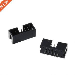 Row Straight Pitch 2.54mm Double 2x5 Pin Pcs