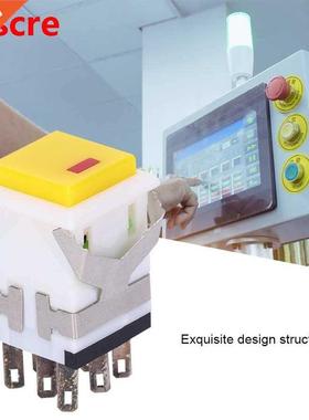 50pcs 8 Pins 5V/12V/24V/220V Reset Push Button Switch Precis