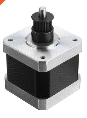 Two Phase 42-40 RepRap 42mm Stepper Motor + 2GT-20 Teeth Alu