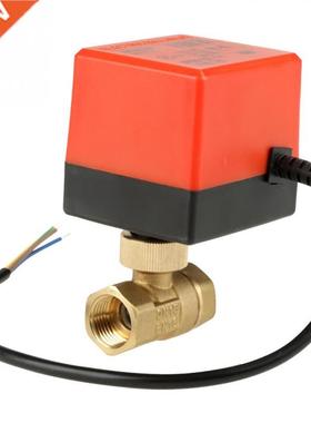 DC12V G1/2 inch DN15 2 Way Brass Motorized Actuator Ball Val
