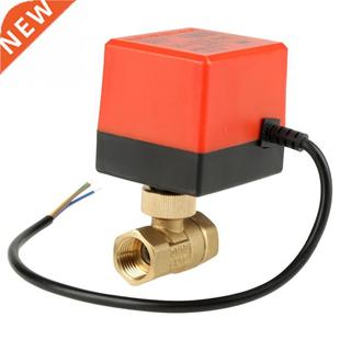 Brass Val Ball Actuator Motorized Way DN15 inch DC12V