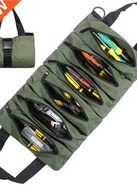 Multifunction Roller Tool Bags Oxford Canvas Practical Handl