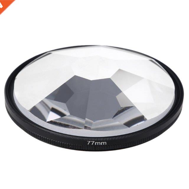 77mm Filter Colorful Prism Kaleidoscope Prism Variable Numbe