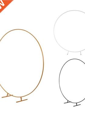 1M 3.28FT Wedding Stand Circle Arch Flower Rack Backdrop Met