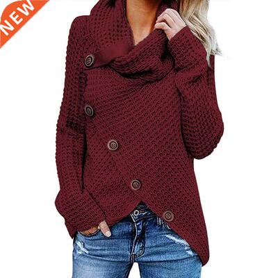 Turtleneck Women Winter Sweater 2021 Autumn Winter Warm Irre