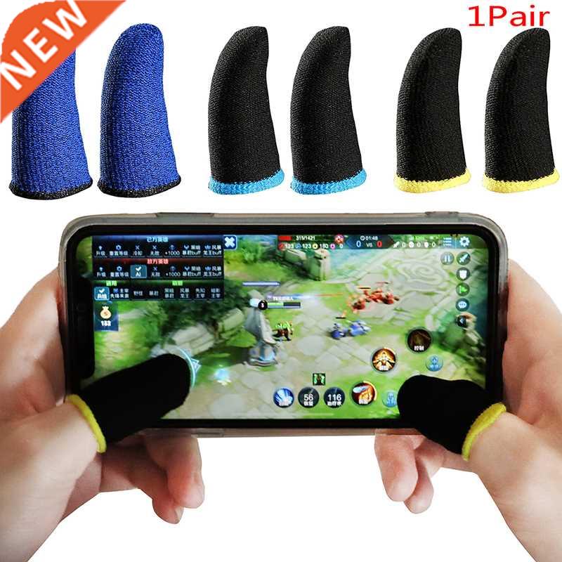 1Pair Touch Screen Thumbs Finger Sleeve for PUBG Phone Gami