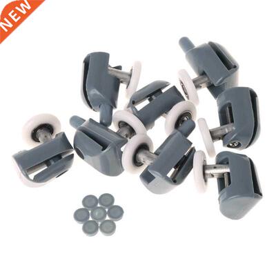 8PCS Single Shower Door Rollers Runners Wheels Pulleys Radio
