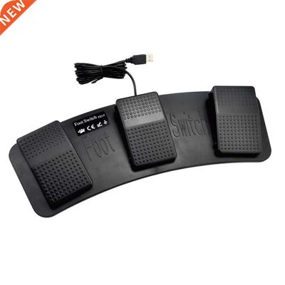 USB Triple Foot Pedal Control Switch Game Pad Keyboard Mouse