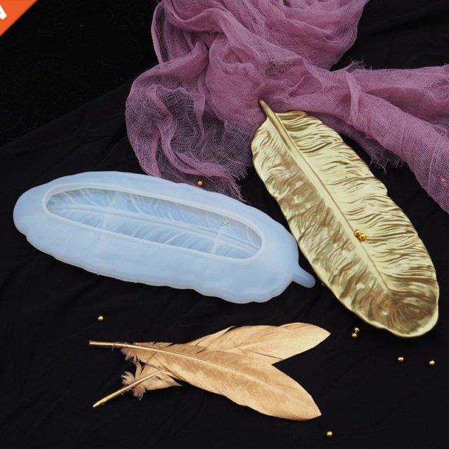 Angel Wing Tray Silicone Jewelry Resin Mold Large Feather Di