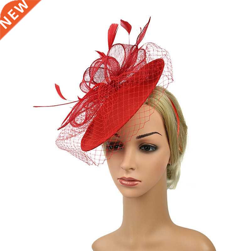 Womens Felt Hat Wedding Bridal Hats and Fascinators/headpiec