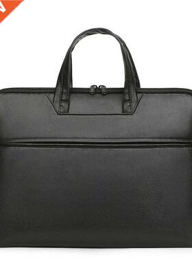 Briefcase pu leather Men Handbag Shoulder bag Laptop Office