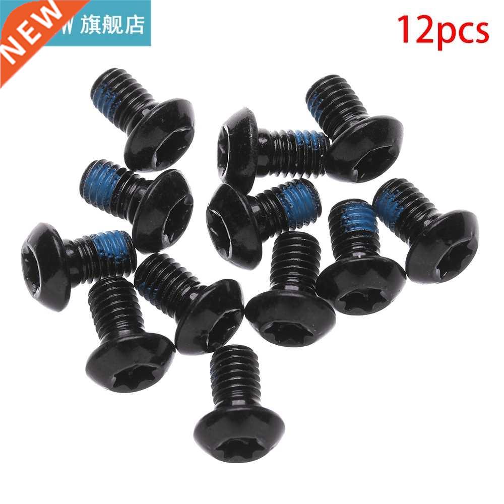 12 Pcs M5*0.8P T25 Stainless Steel Brake Disc Bolts Black Cy