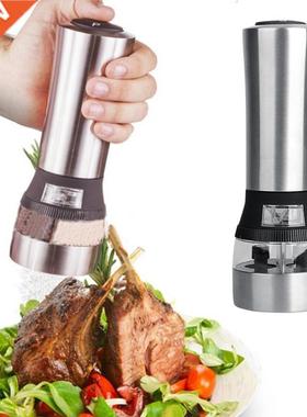 2 in 1 Electric Seasoning Grinding Pepper Mill Salt Grinder