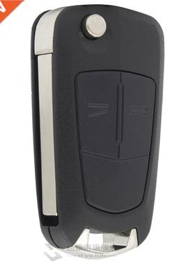 WhatsKey 2 Button Flip Remote Folding Car Key Fob Case Opel