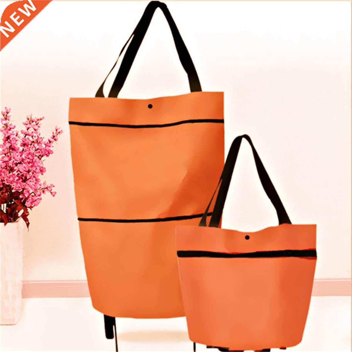 Portable Shopping Trolley Bag Shopping Foldable Cart Folding