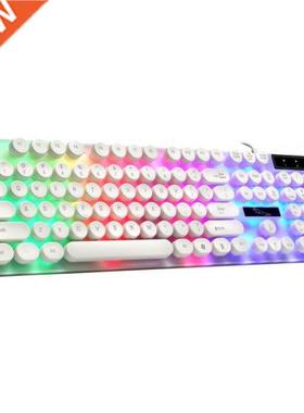 Mechanical Keyboard Wired 104 keys Keycaps Gaming Keyboards