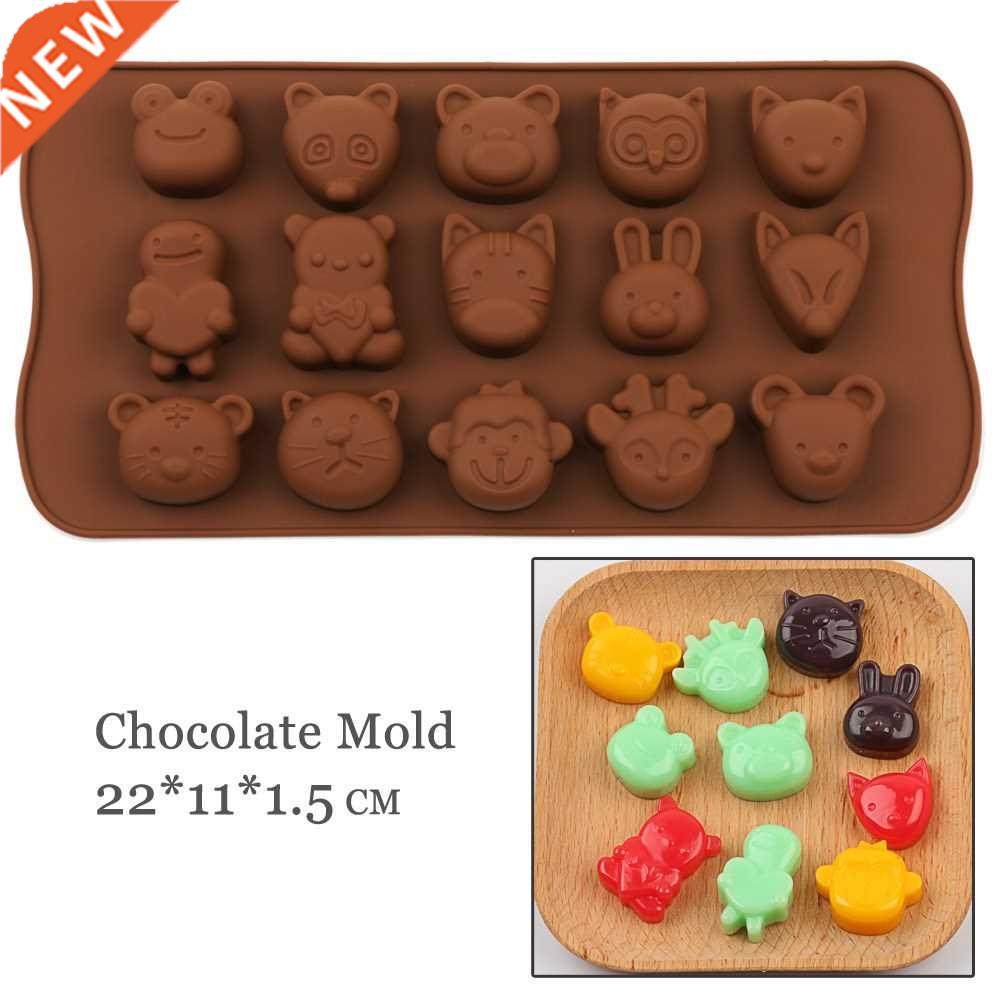 Candy Mold Animal-Chocolate-Molds Baking-Tools Silicone d-S