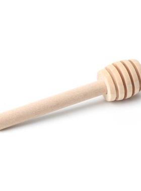 Wood Honey Dipper Wooden Stick Spoon Dip Drizzler Server Spo