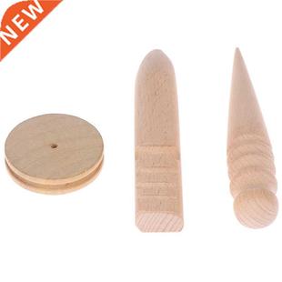 Round Leath Wooden Crt 1pcs Slicker Wood Leathercrt Edge