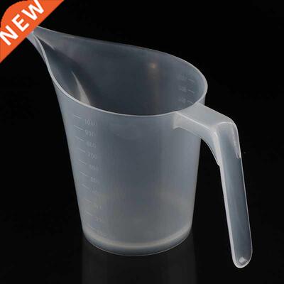 1PCS Tip Mouth Plastic Measuring Jug Cup Graduated Surface C
