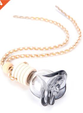 1pc Car Perfume Bottle Essential Oils Hanging Glass Bottle C