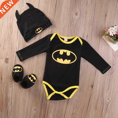 2021 Baby Boy Girl Cartoon 3pcs Clothing Set Babies Bodysuit