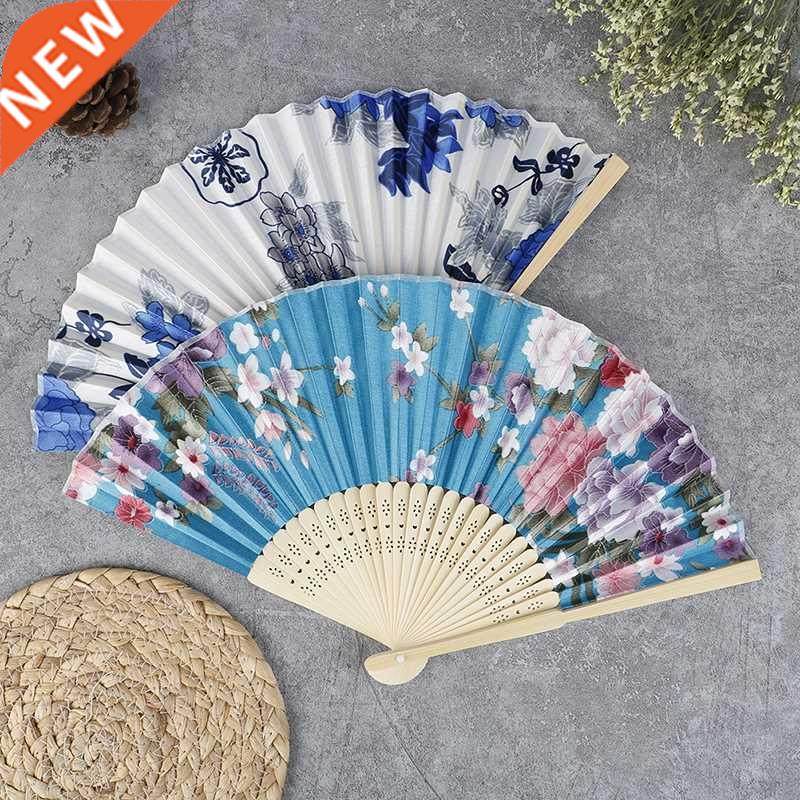 Chinese Japanese Style Silk Fan Folding Fan Wedding Fan Art