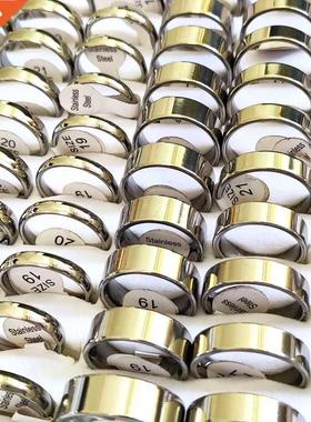 Bulk lots 0pcs Classic Silver Wedding Band Ring Quality 16