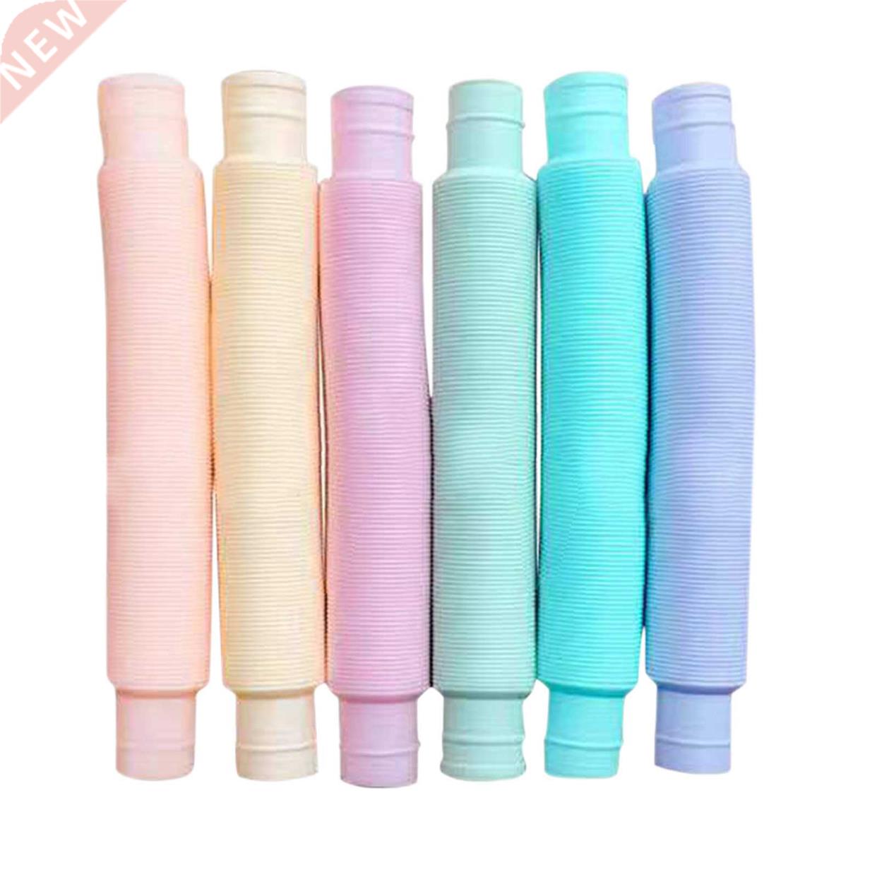 6Pcs Mini Pop Tubes Sensory Toy For Adult Sress Relieve Toys