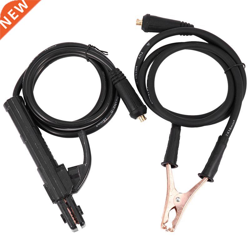 2 Pcs 300A 1.5M Electrode Holder ick Welders /Ground Clamp