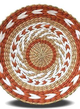 Woven Wall Basket Decor - Woven Bowls Trays, Hanging Baskets