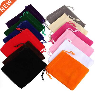 50pcs/Lot Velvet Sachet Jewelry Gift Bags 5x7 7x9 9x12cm Dra