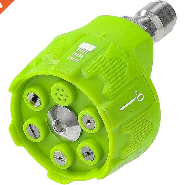 Pressure Washer Spray Nozzle, 6-In-1 Quick Changeover, Power
