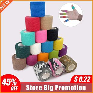4.8m Colorful Sport Self Aesive Elastic Bandage Wrap Tape