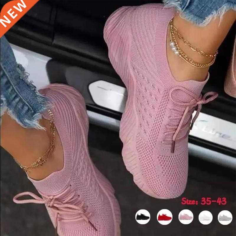 Chaussure Femme 2022 Fashion Lace Up Platform Women's Shoes