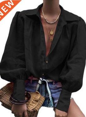 2022 spring and autun new loose casual long-sleeved shirts