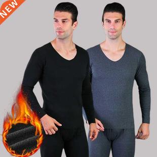 Underwear Long Clothes Men Set Body Thermal Warm 2pcs Jhons