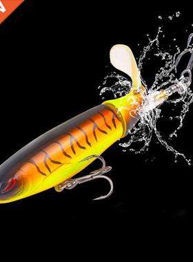 1 Pcs 10cm/14cm Topwater Fishing Lure Whopper Popper Artific