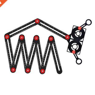 Multi Angle Measuring Ruler Folding Ruler Premium Aluminum A